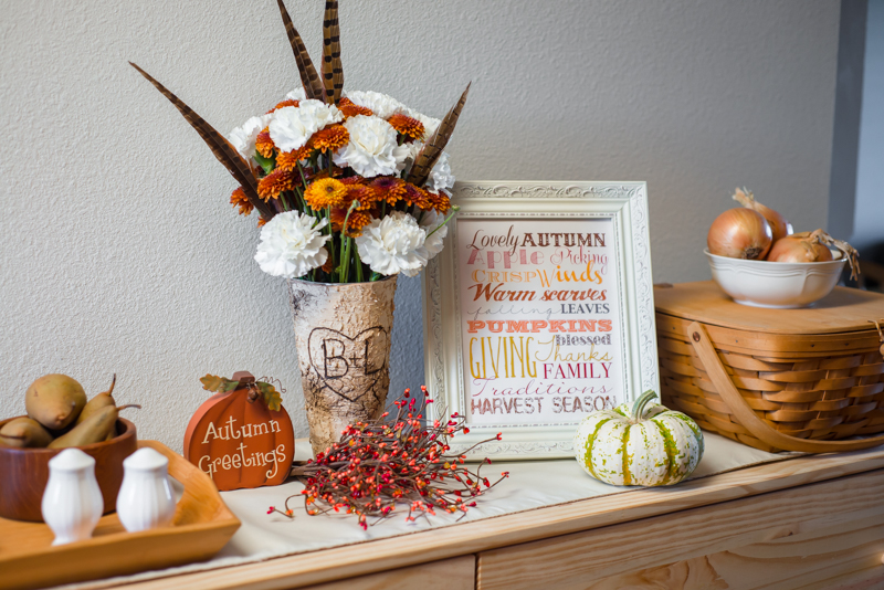 Rustic Autumn Decor and Our Current Plans