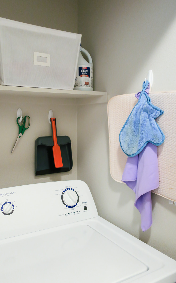 Laundry Room Organization on a Budget