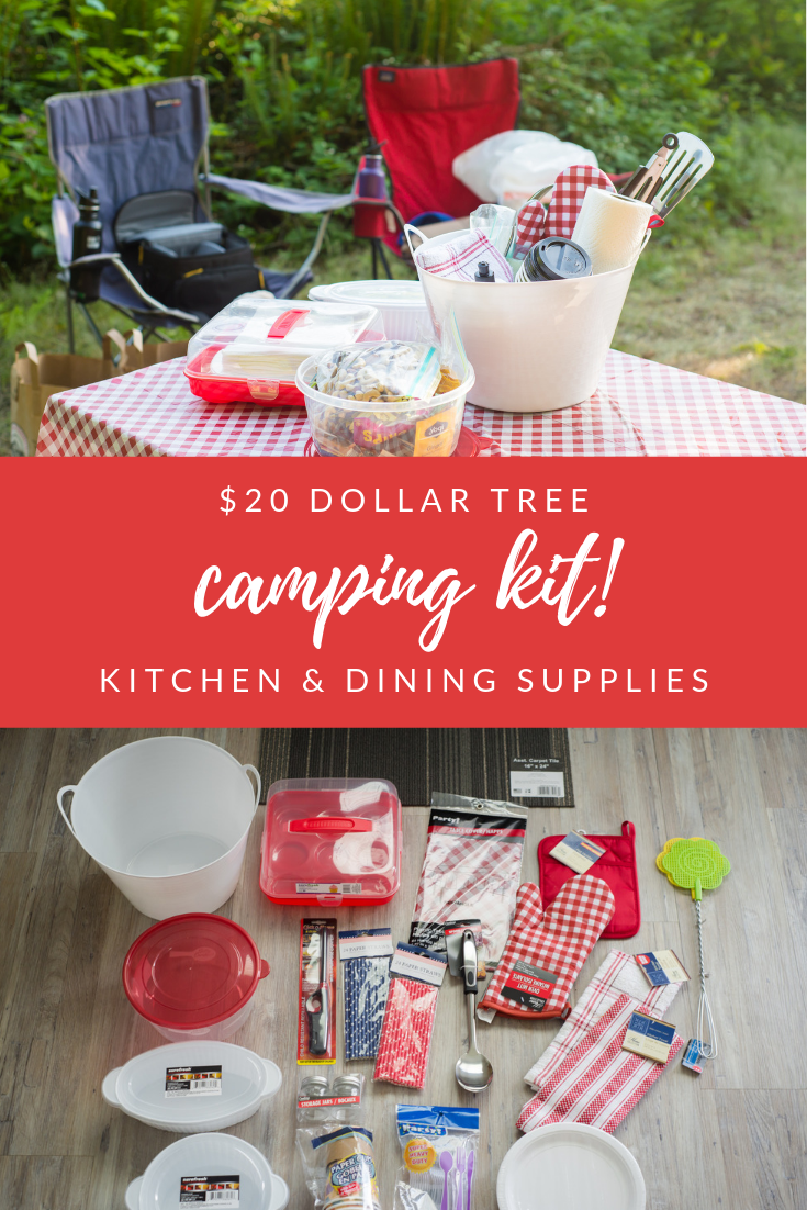 $20 Dollar Tree Camping Kit | Budget-Friendly Kitchen & Dining Supplies
