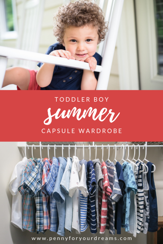 Toddler Boy Summer Capsule Wardrobe